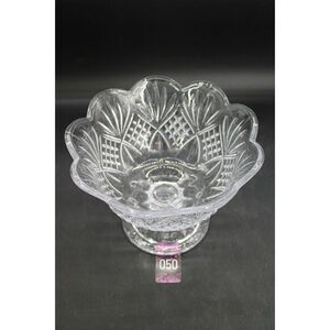 Shannon Crystal 7 1/2”  Fruit Pedestal Bowl Spectacular & Elegant